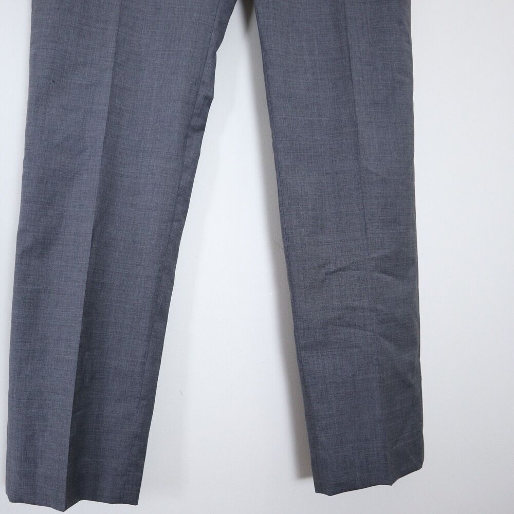 Maison Margiela IT 54 Gray Wool Trousers Slim Straight Leg Pants - Picture 5 of 9